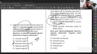 ÖĞRETİM YÖNTEM VE TEKNİKLERİ SORU ÇÖZÜMÜ1 [upl. by Ellocin261]