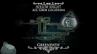 Hollow Knight  ALL Grub Locations and TutorialWalkthrough  Episode 2 Greenpath [upl. by Adiene]