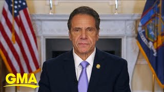 New York Gov Andrew Cuomo talks about the rise in COVID19 cases l GMA [upl. by Erleena]