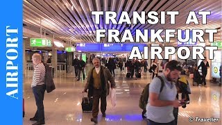 TRANSIT WALK AT FRANKFURT Airport FRA Terminal 1  Connection Flight Transfer Arriving amp Departing [upl. by Gretna]