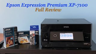 Epson Expression Premium XP 7100 Full Review [upl. by Oileduab]