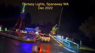 Fantasy Lights at Spanaway park Washington State Dec 2022 [upl. by Anelegna]