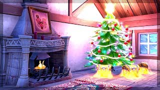 FORTNITE FESTIVE LOBBY MUSIC 1 HOUR  FIREPLACE amp CHRISTMAS TREE [upl. by Wj612]