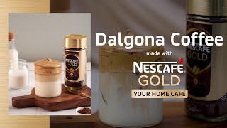 How to Make Dalgona Coffee at Home with NESCAFÉ GOLD  NESCAFÉ Philippines [upl. by Carolee]