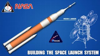 How To Build NASAs SLS Block 2 Crew Rocket in Spaceflight Simulator [upl. by Ranilopa]