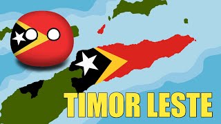 HISTORY of TIMOR LESTE 🇹🇱 Countryballs [upl. by Myrna852]