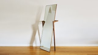 How To Build A Free Standing Mirror  Woodworking [upl. by Ummersen]