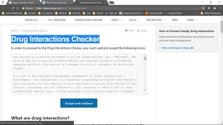 Drug Interaction Checkers Tutorial on Using Online Tools [upl. by Sonnnie]