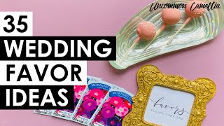 35 Wedding Favor Ideas Your Guests Will Love [upl. by Ativahs]