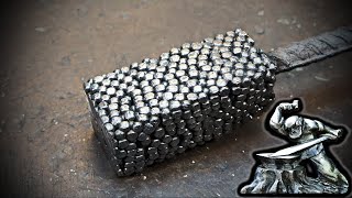 Damascus steel from bearing balls [upl. by Klarrisa]