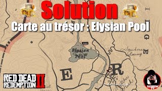 Red Dead Redemption 2  Solution carte au trésor dElysian Pool [upl. by Adorl955]