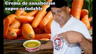 Crema de zanahorias y espinacas 🥕 comidasaludable [upl. by Hughie]