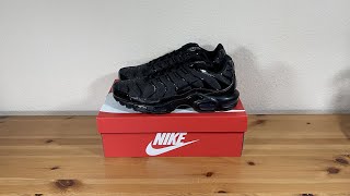 Nike Air Max Plus TN Triple Black 604133050 [upl. by Annoit470]