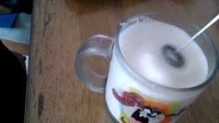 Aerolatte Review Frothing Cold Milk In Under 1 Minute [upl. by Lada]