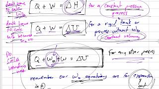 Thermodynamics  When to use internal energy U or enthalpy H [upl. by Kleiman820]