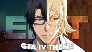 Aizen x Urahara  GTA IV Theme Edit [upl. by Nolak]