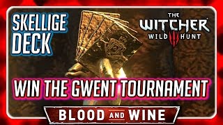 Witcher 3 🌟 Winning the Gwent Tournament  Skellige Deck 🌟 BLOOD AND WINE [upl. by Certie]