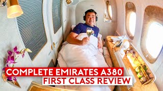 The Complete Emirates A380 First Class Review [upl. by Lai]