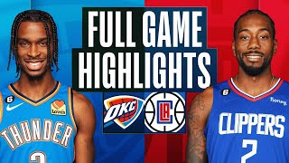 THUNDER at CLIPPERS  FULL GAME HIGHLIGHTS  March 21 2023 [upl. by Betty159]