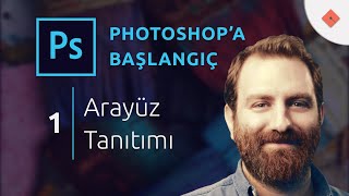 Photoshop Dersleri  Başlangıç 1  Arayüz Tanıtımı amp İlk Çizgimiz [upl. by Aremaj]