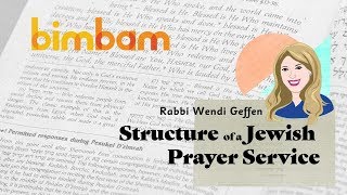 Structure of the Jewish Prayer Service  Intro to Tefillah with Rabbi Wendi Geffen [upl. by Atinihc791]